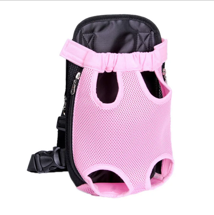 

Legs Out Easy-Fit for Small Dogs Cats Puppies Mesh Adjustable Pet Front Cat Dog Carrier Backpack Bag