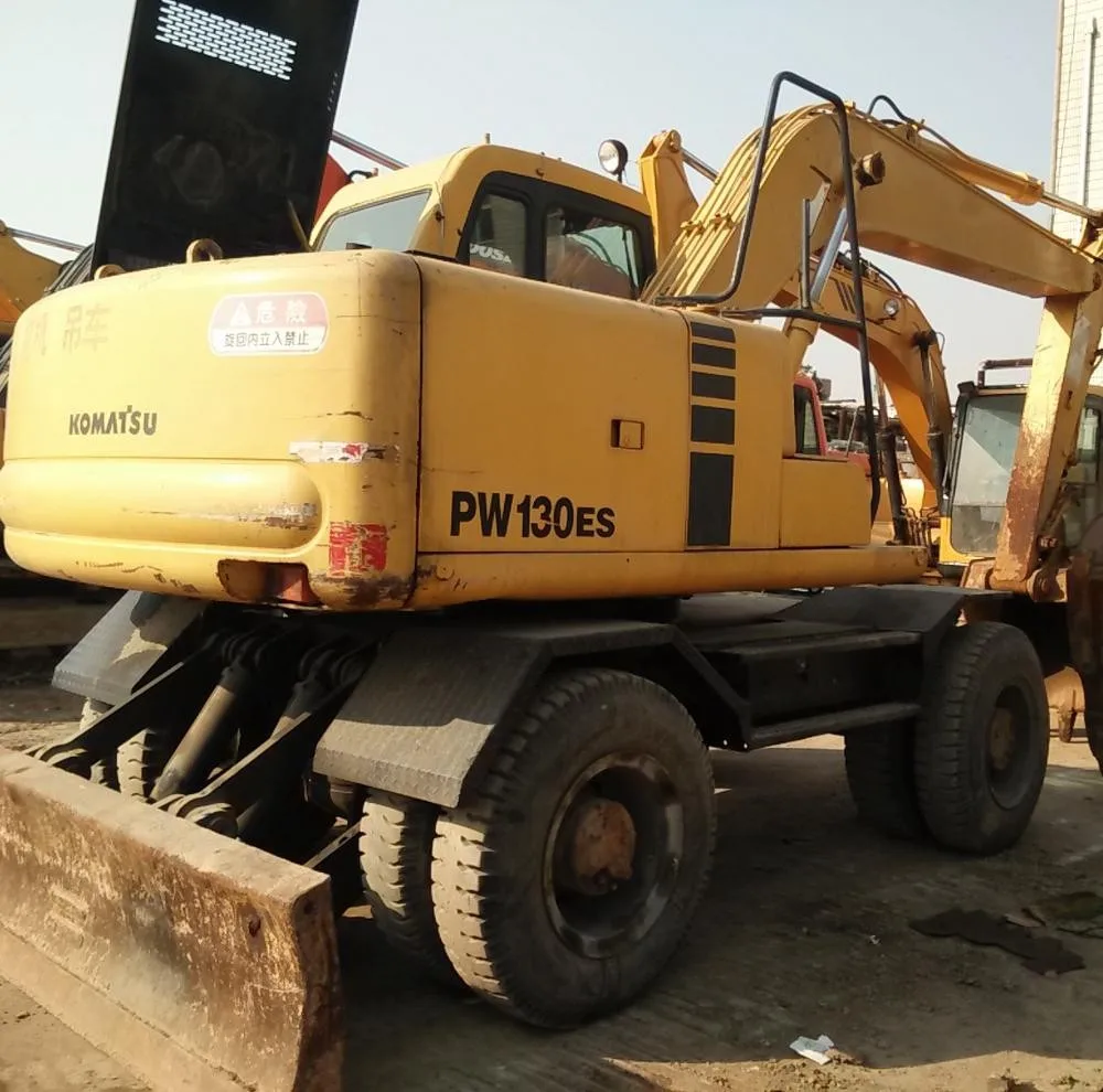 Construction Machinery Japan Used Komatsu Pw130es 13t Mini Wheel