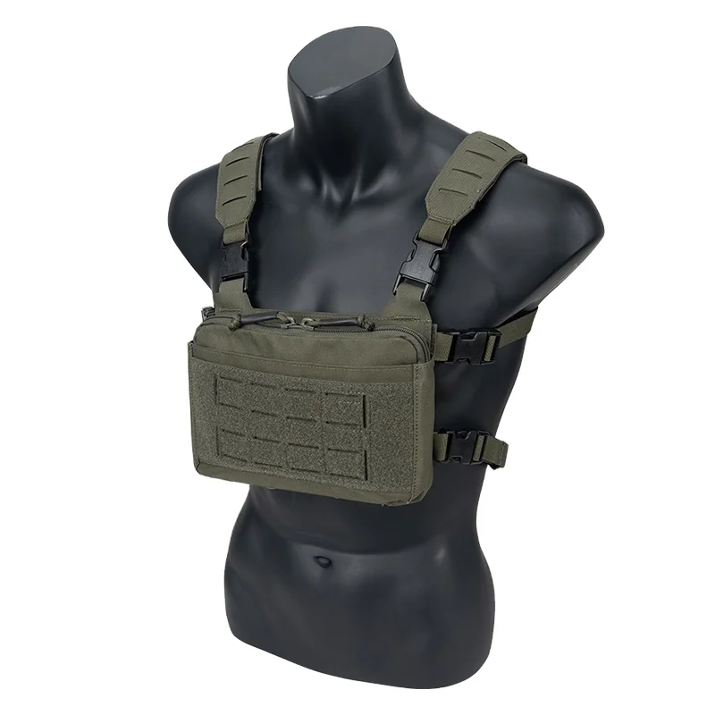 

IDOGEAR KGR Tactical Chest Rig Hunting Vest Tactical Combat Chest Rig with Triple Mag pouch