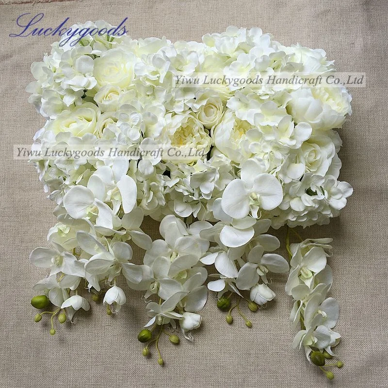 

LFB365 China manufacture artificial orchid wedding flower for party decoration, Cream white
