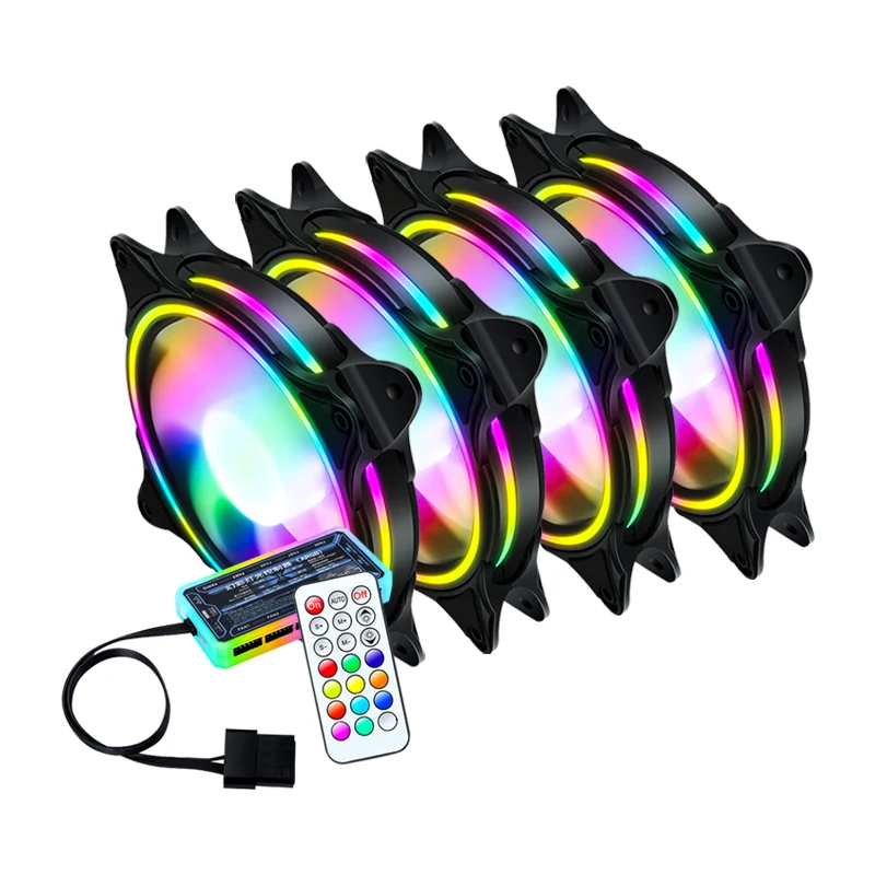 

ARGB Fan Controller Remote With Colorful LED Light For PC Case, Rgb
