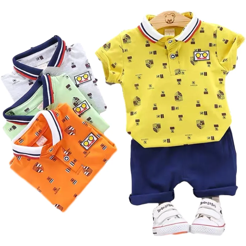 

Certificated approved new Stylish kids baby set boy summer clothes