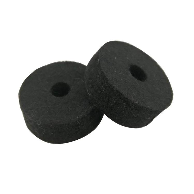 Factory Hot Cymbal Felt 3.5cm Black Drum Felt Pad Common Use Antiskid