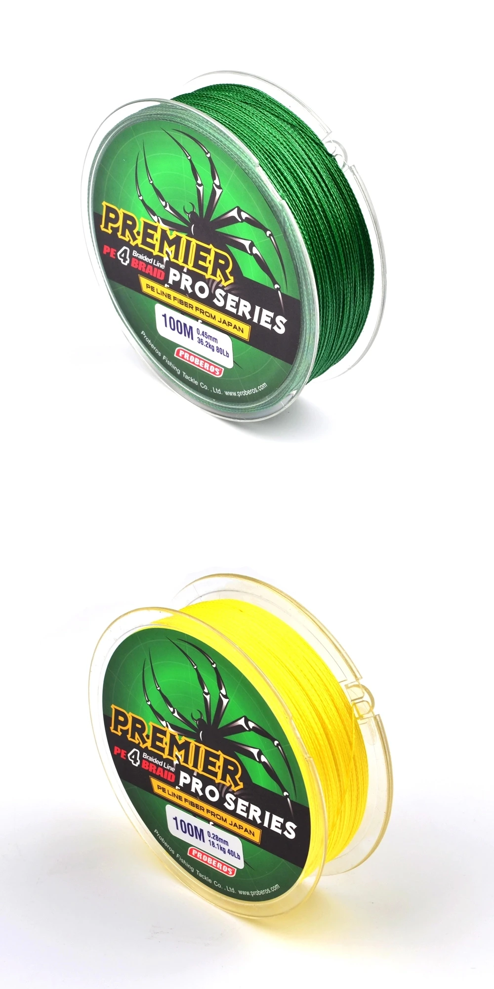 Horizon 100m 4 Braid Line Fishing Thread Japan 6lb100lb Pe Tali
