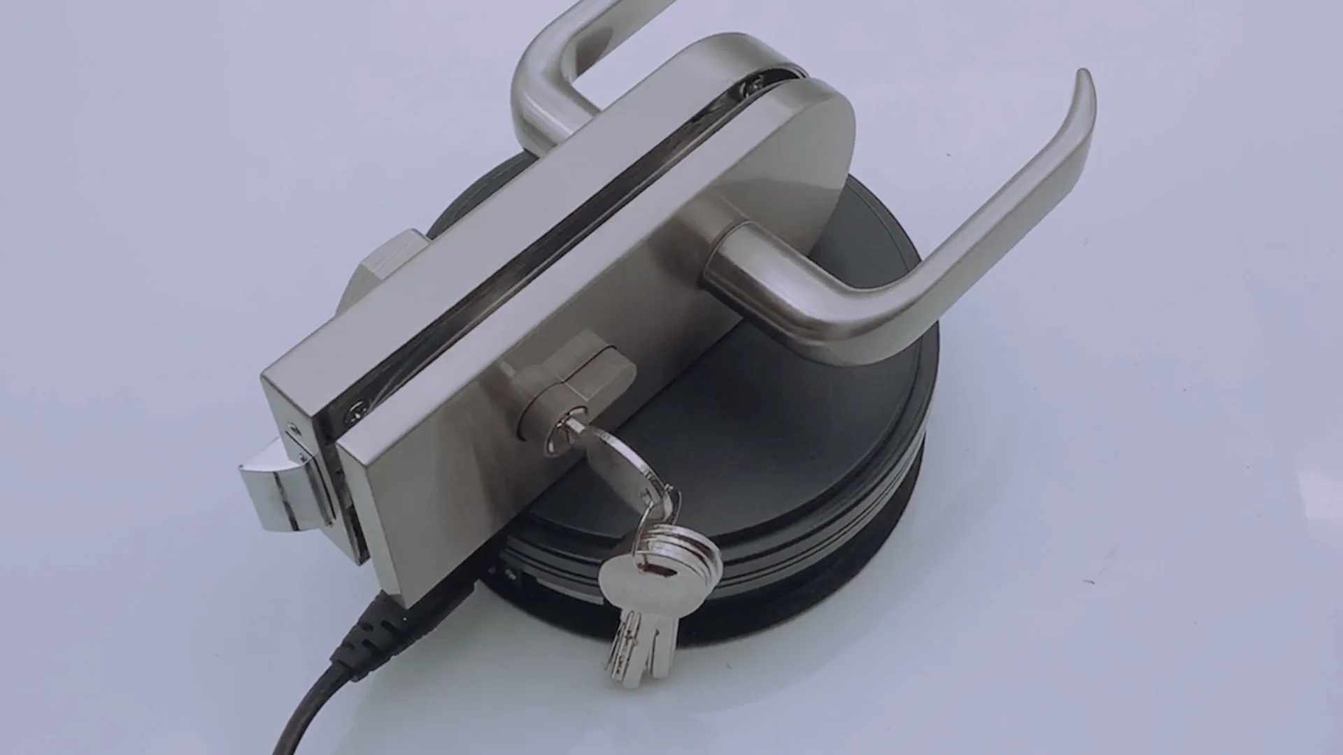 Single Glass Door Handle Lock With Clamp Buy Glass Door Clamp With