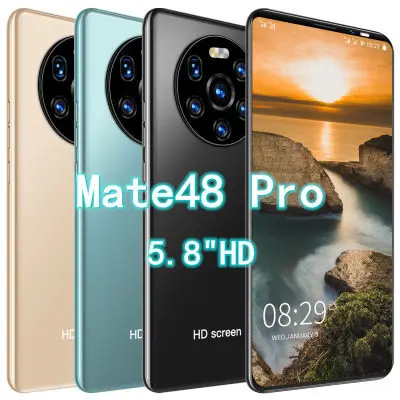 

2021 Hot Sale Mat48 Pro 6.3 inch Smartphone HD Screen Android 10.0 Telephone Smartphone 12GB+512GB Cellphone, Colors