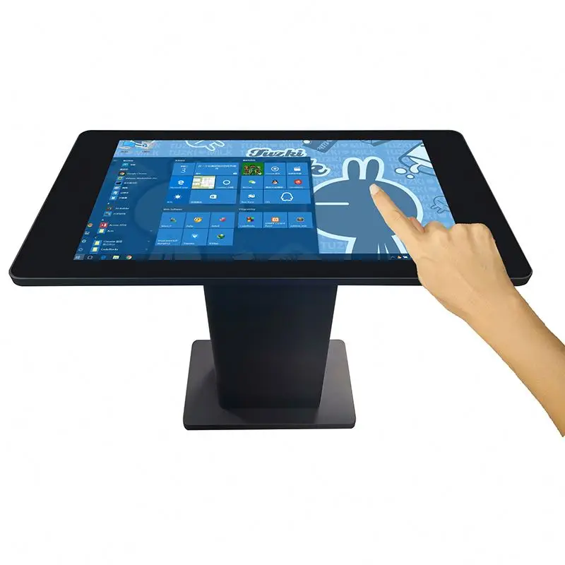 

Custom designed intelligent waterproof 10 points PCAP touch screen table For exhibition/ office/ VIP room