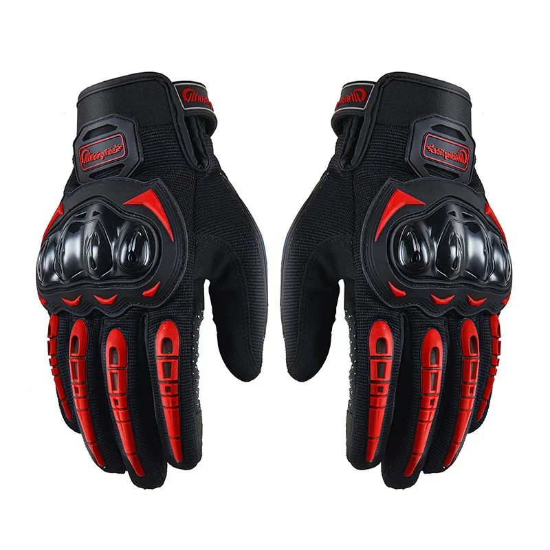 

Motorcycle Glove Guantes Moto Touch Screen Full Finger Breathable Powered Outdoor Motorbike Racing Riding Bicycle Gloves Summer, Red ,black , green,orange,blue