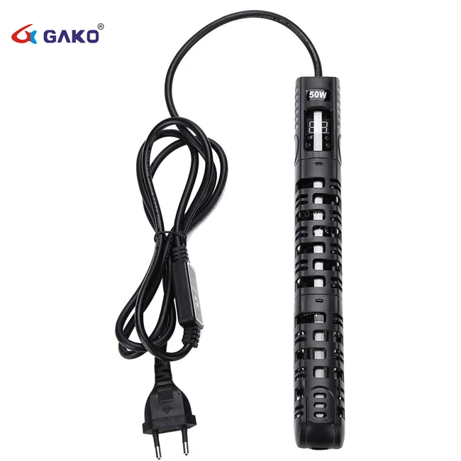 

GAKO DHT-50 Submersible Aquarium Heater Auto Thermostat Heater with Suction Temperature Display Aquarium Fish Tank Heater