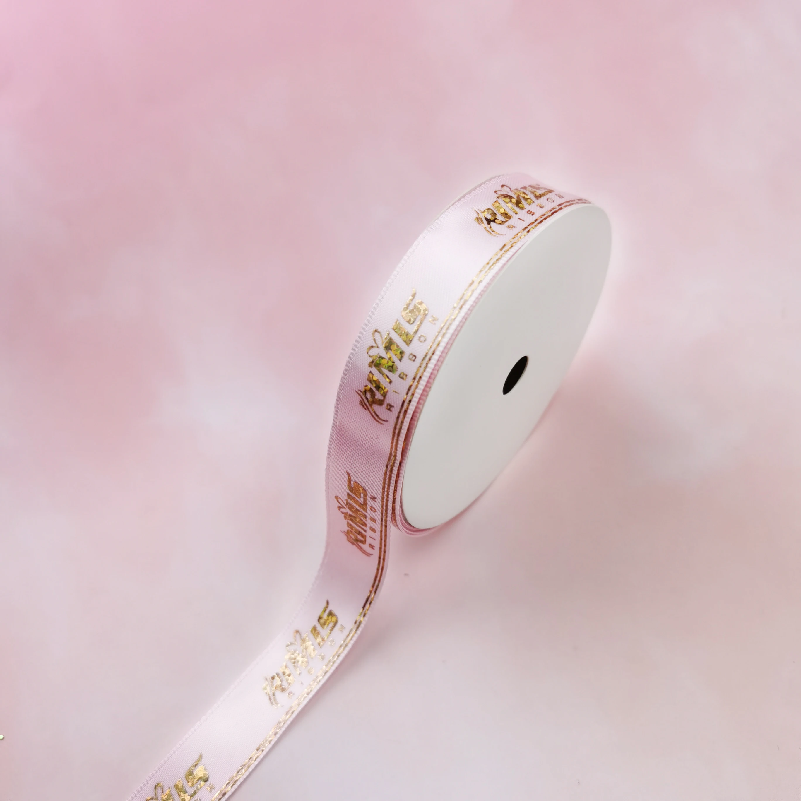 
RIMIS Customized Printed Logo Ribbon Organza Tape 