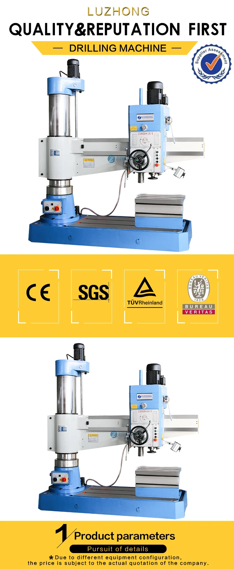 Factory Direct Sale Drilling Machines Z3050x16 Radial Drilling Machine ...