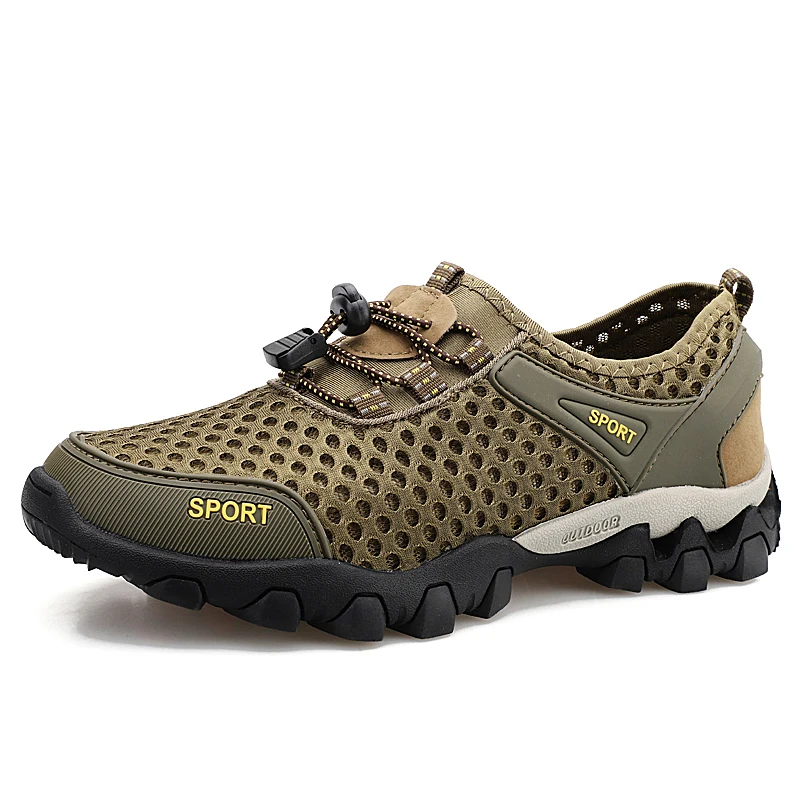 

Fashion design non-slip summer breathable soft outsole hiking shoes men