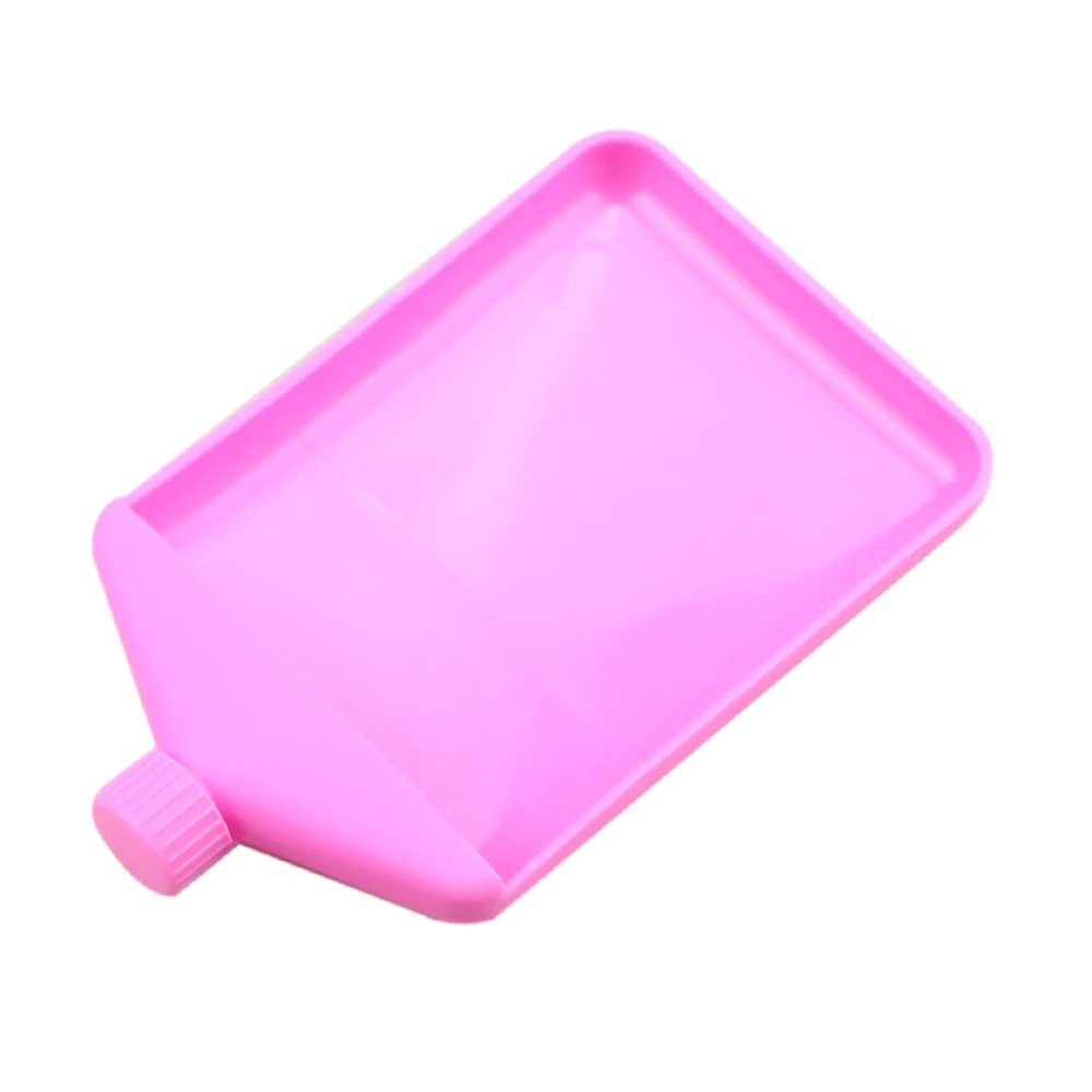 

XuQian Bead Funnel Tray W/Cap- for Sorting and Organizing Beads, White/blue/pink