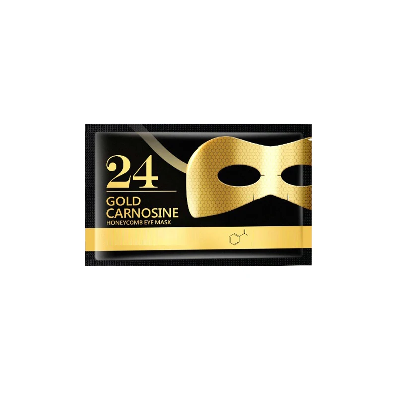 

Fine workmanship tensioning fine lines black circles gold eye mask for European American women, Golden