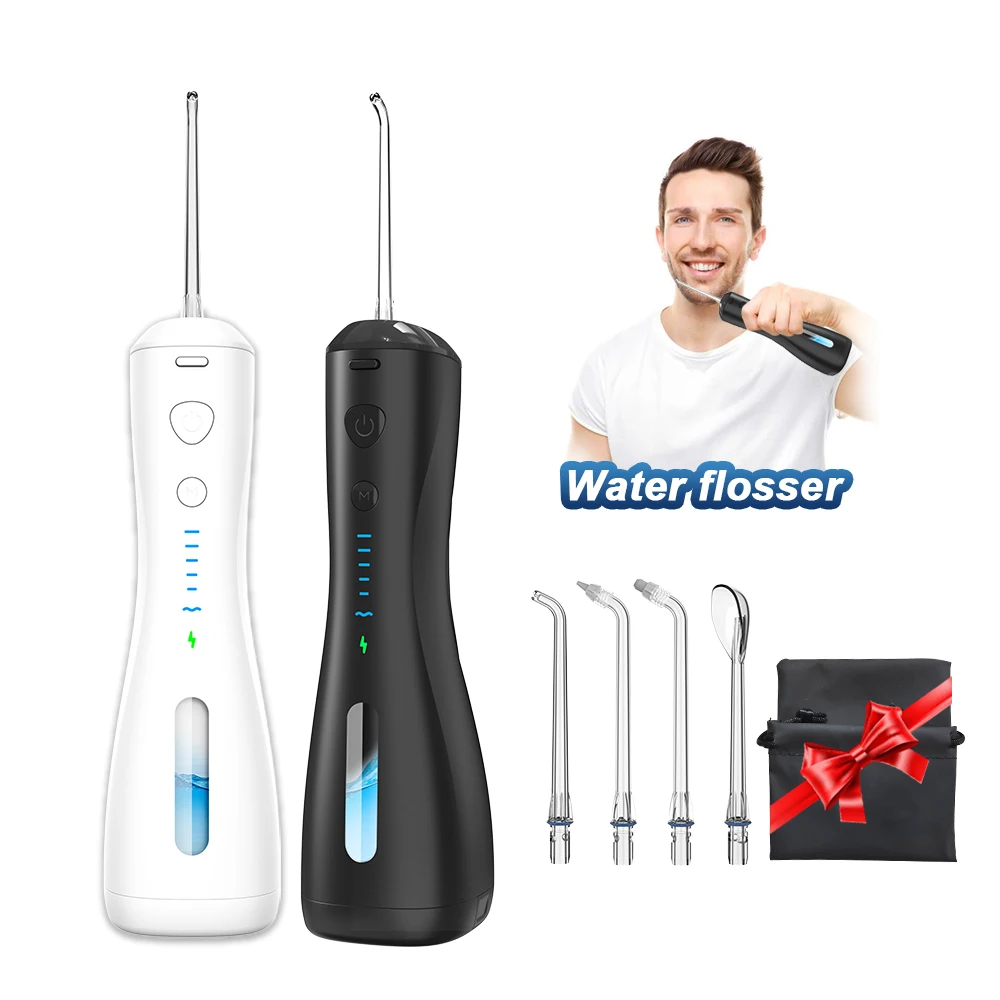 

Factory Direct USB Rechargeable Dental Irrigator Portable Teeth Cleaner Suitable for Travel Oral Cordless Water Flosser