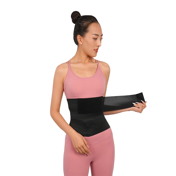 

Flat Tummy Suana Shaper Slimming Waist Wrap Belt Belly Lose Weight Back Tummy Wrap Waist Trainer, Black, brown, wine red