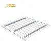 U-channel galvanized durable fireproof steel warehouse metal welded wire mesh storage pallet rack decking panel on box beam