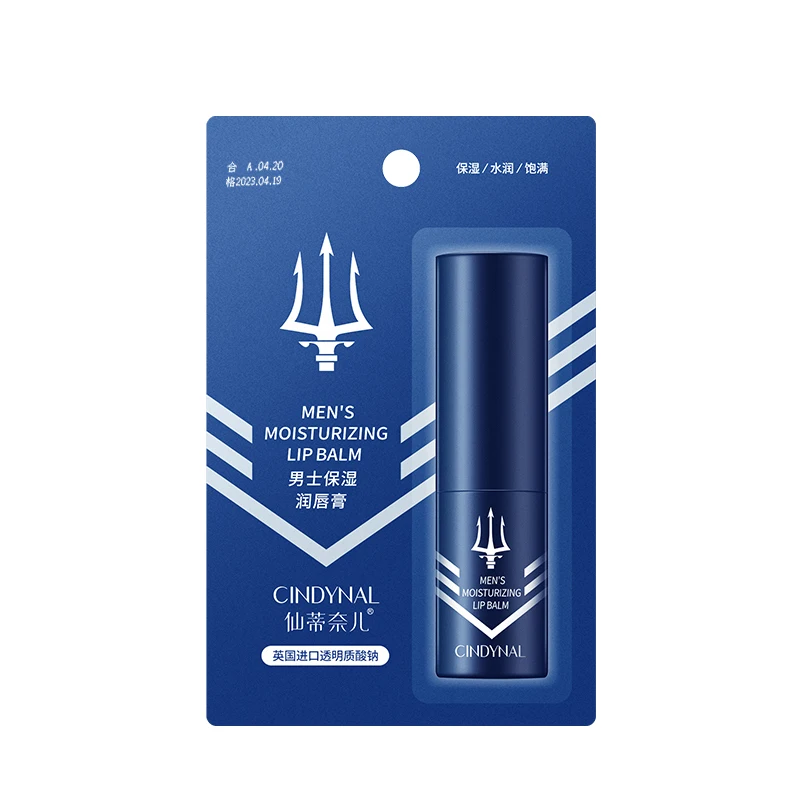 

CINDYNAL men's moisturizing lip balm, White