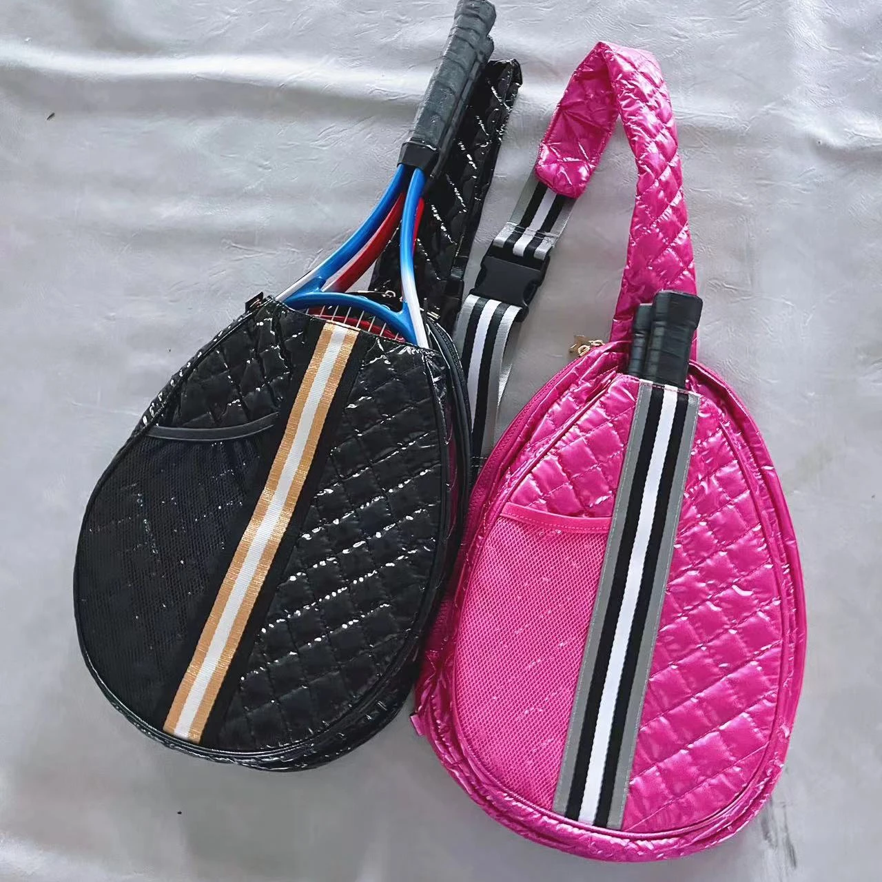 

New Arrive Hot Selling Paddle Puffer Tennis Bag Custom Women's Sling Bags Men Gym Crossbody Sport Pickle ball Bag