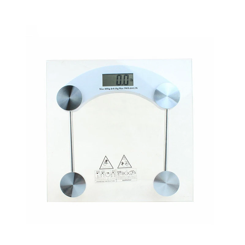 

Bathroom Hard Tempered Glass Personal Health Weight Electronic Digital Gram Scale, White