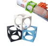 new products custom printed colored thick rubber bands in 3d cube shape