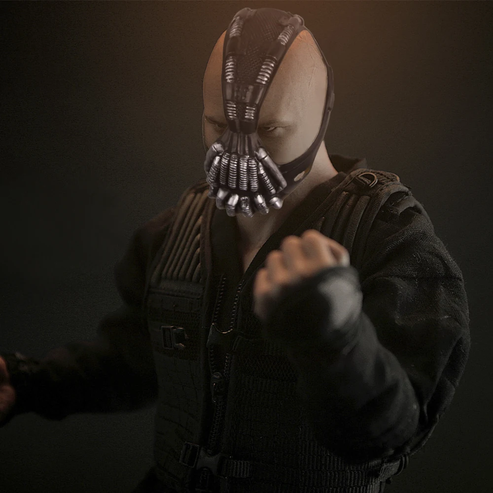 
Molezu Factory Sale The Dark Knight Rises Movie Bane Head Masks Halloween Batman Costume Cosplay Comics Face Party Mask 