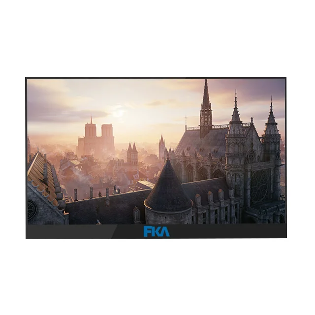 

Multi-touch display 4mm 2k computer game monitor 15.6 touch desktop monitor, Black