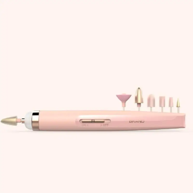 

Electric Manicure Set 5-in-1 Electric Manicure Nail Drill File Grinder Grooming Kit Includes Callus Remover Nail Manicure TSLM2, Pink