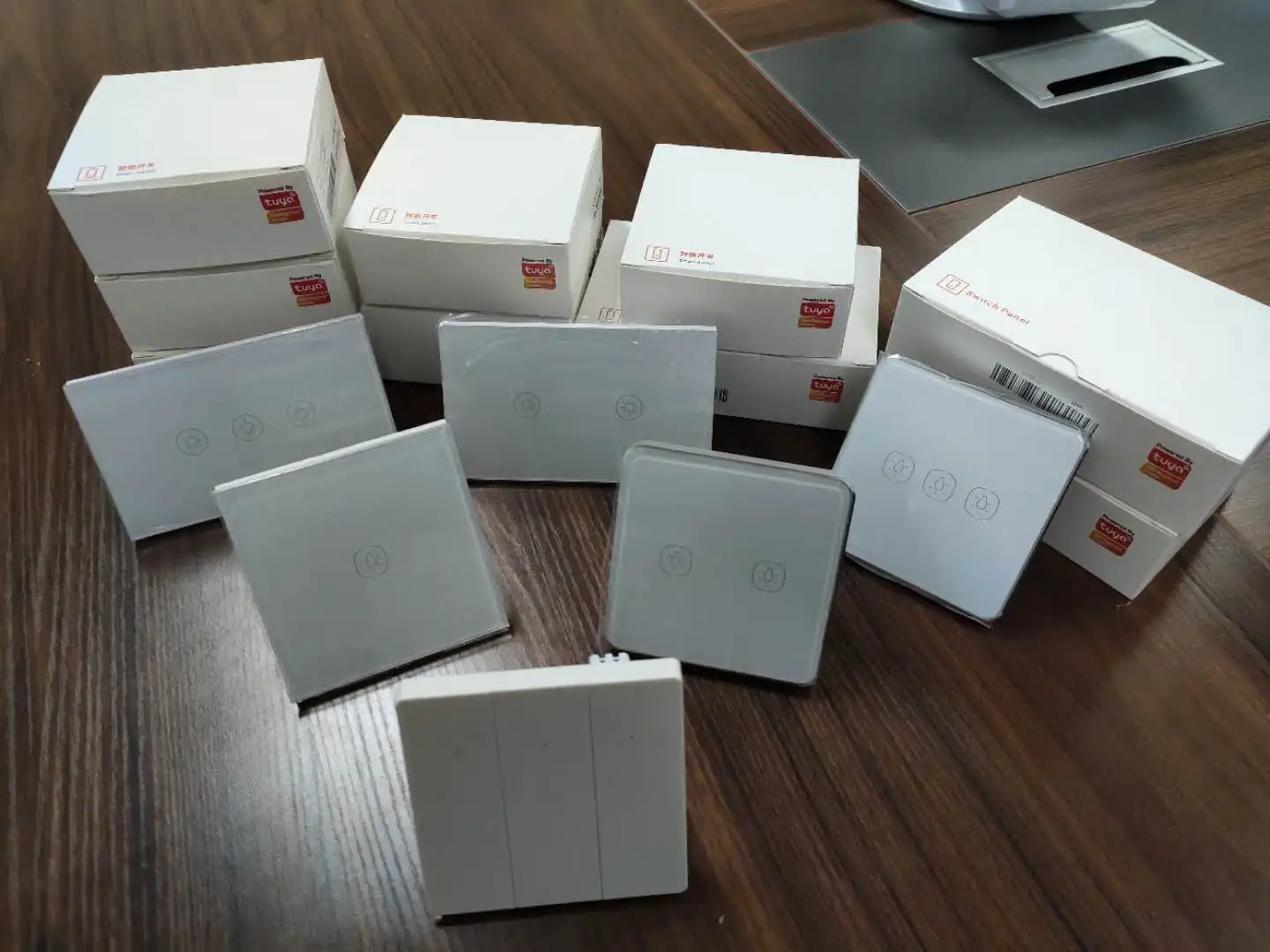 TUYA Smart Life App Develop Remote Control Works Amazon Alexa and Google Home Smart Zigbee EU Electric Wall Touch Light Switch - ANKUX.COM