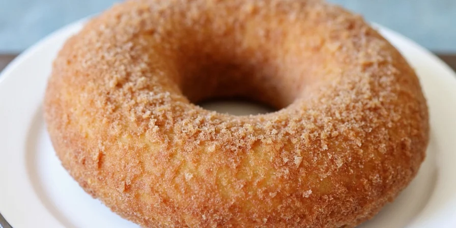 Comparison of fried vs baked apple cider donuts side by side