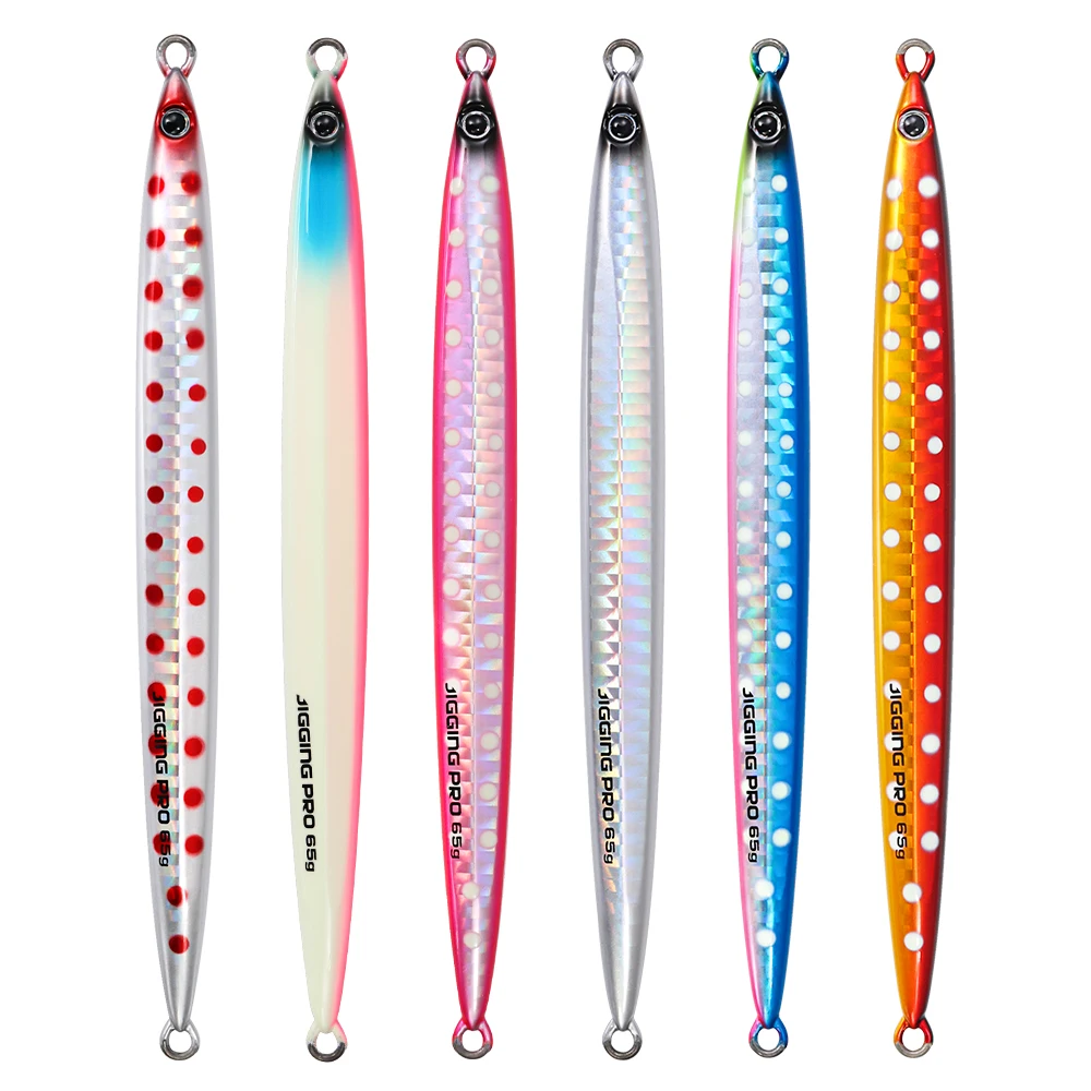 Jigging Pro Gekito Strike Jig Lure for Kingfish Saltwater Metal Long Casting Fishing Jigging Lure 45g 65g 85g 105g Fishing Lure