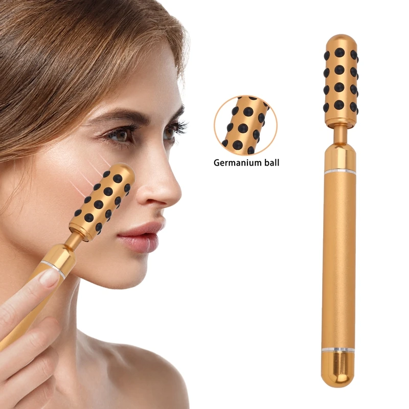 

custom germanium bar vibration equipment energy beauty roller 24 germanium face massager