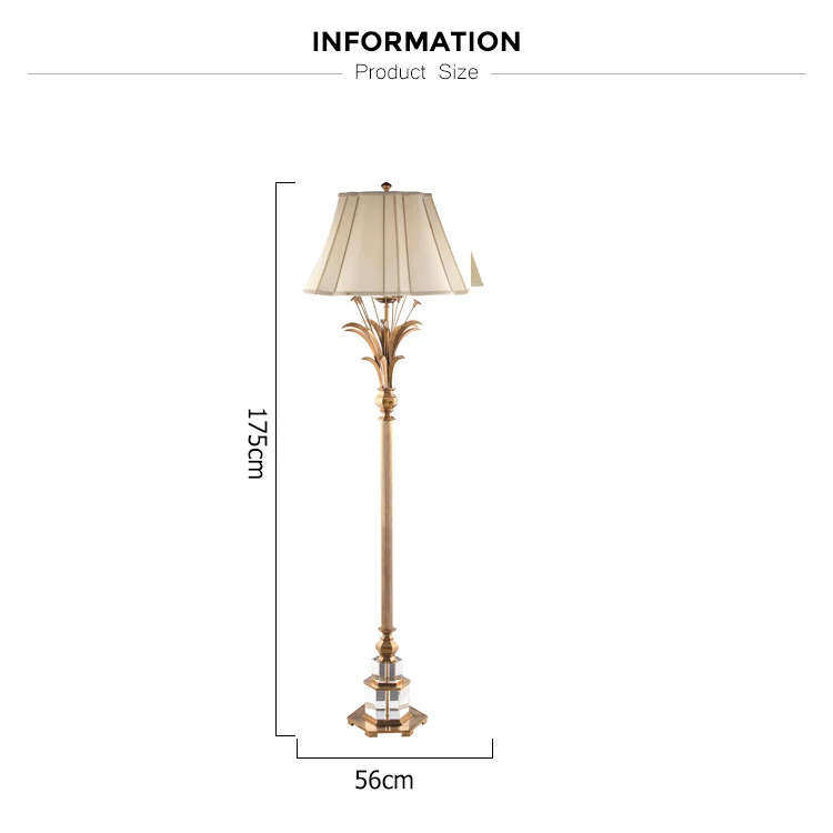 beige shade designer floor lamp