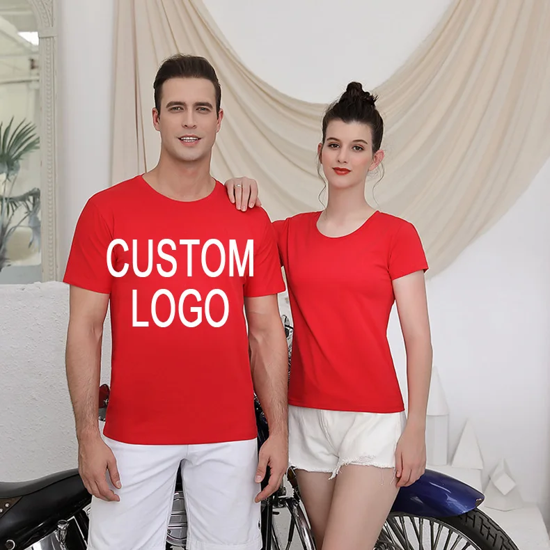 

Custom top men's plain cotton round neck plus size men's T-shirt