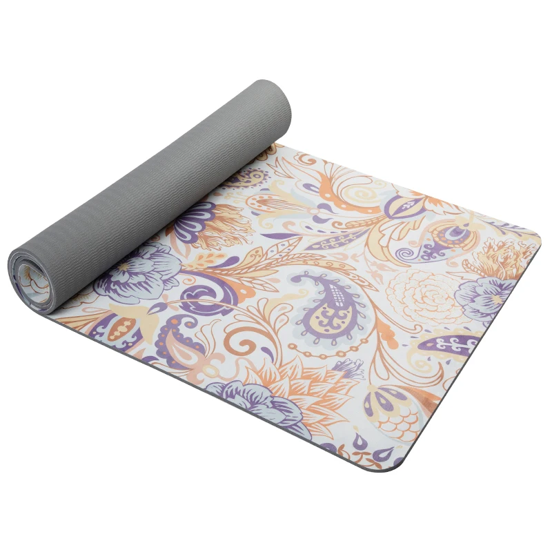 

High Quality TPE Customize Suede Tpe Thick Yoga Mat With Private Label