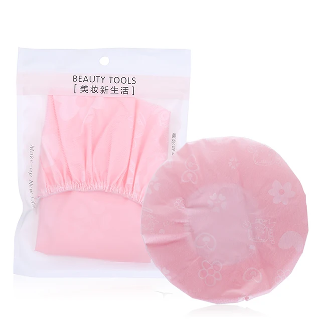

Lameila Spot Private label Wholesale shower cap double layer custom logo shower caps C0822, Pink,blue,orange or customized