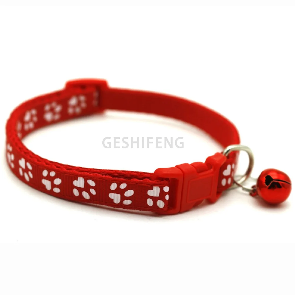 

Wholesale Cheap Pet Dog Cats Collar With Colorful Bells Fashion Pet Collar, As shown