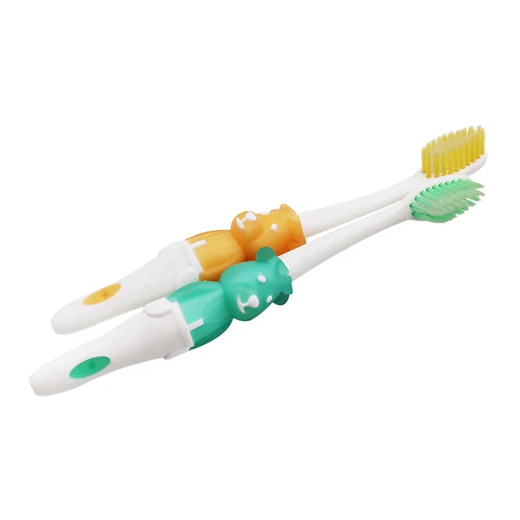 

Colorful soft nylon bristles kids toothbrush with carton dog