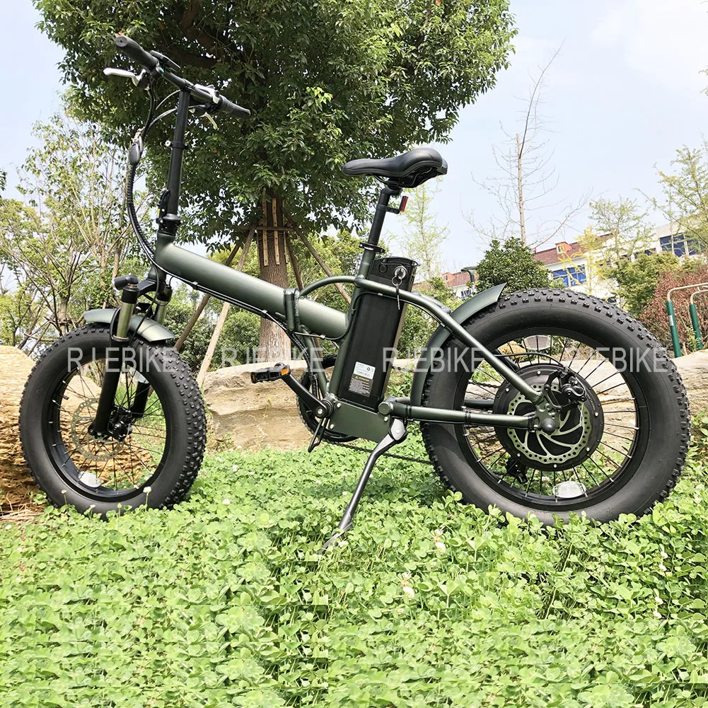 

16x4.0 aluminum alloy folding frame fat bike e bicycle fat e bike