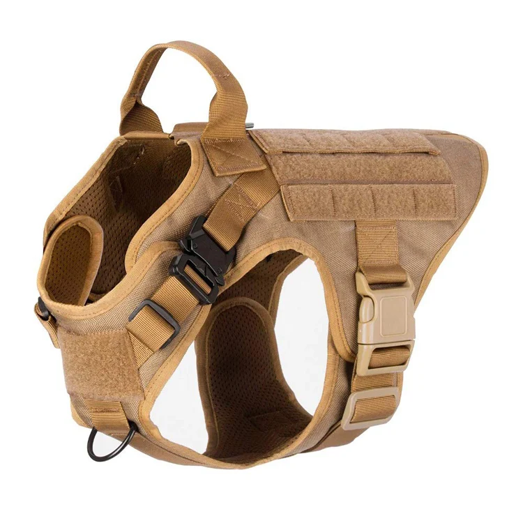 High Quality Military Dog Products K9 Service Dog Harness , Durable Tactical Dog Training Vest