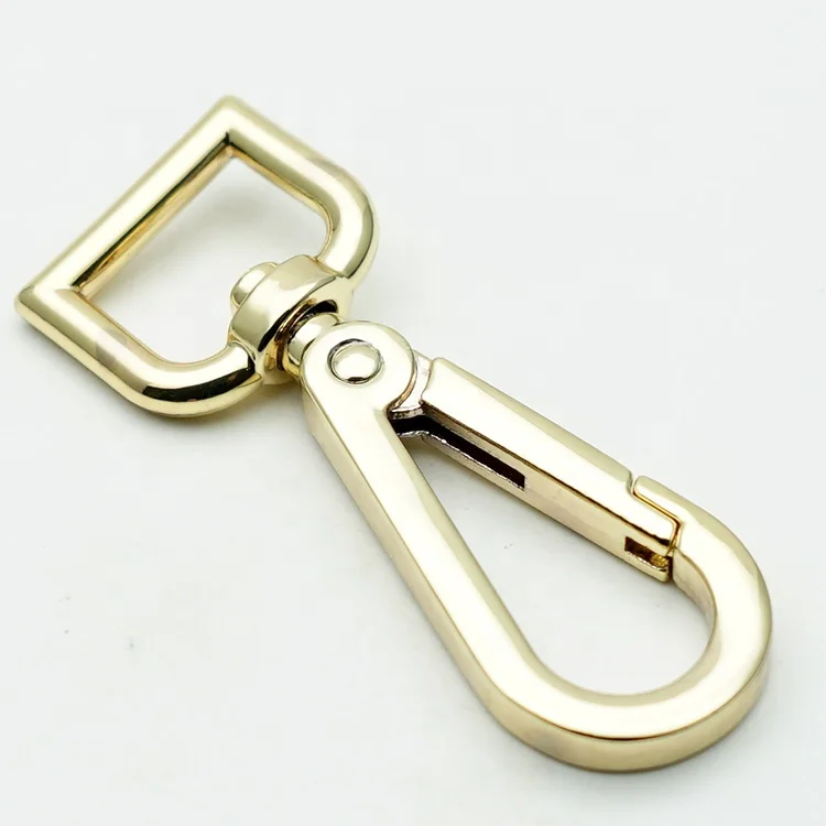 

Wholesale Snap Hook Swivel Zinc Alloy Metal Gold Buckle Snap Hook Accessories Buckles for fashion bag, Gold silver light gold