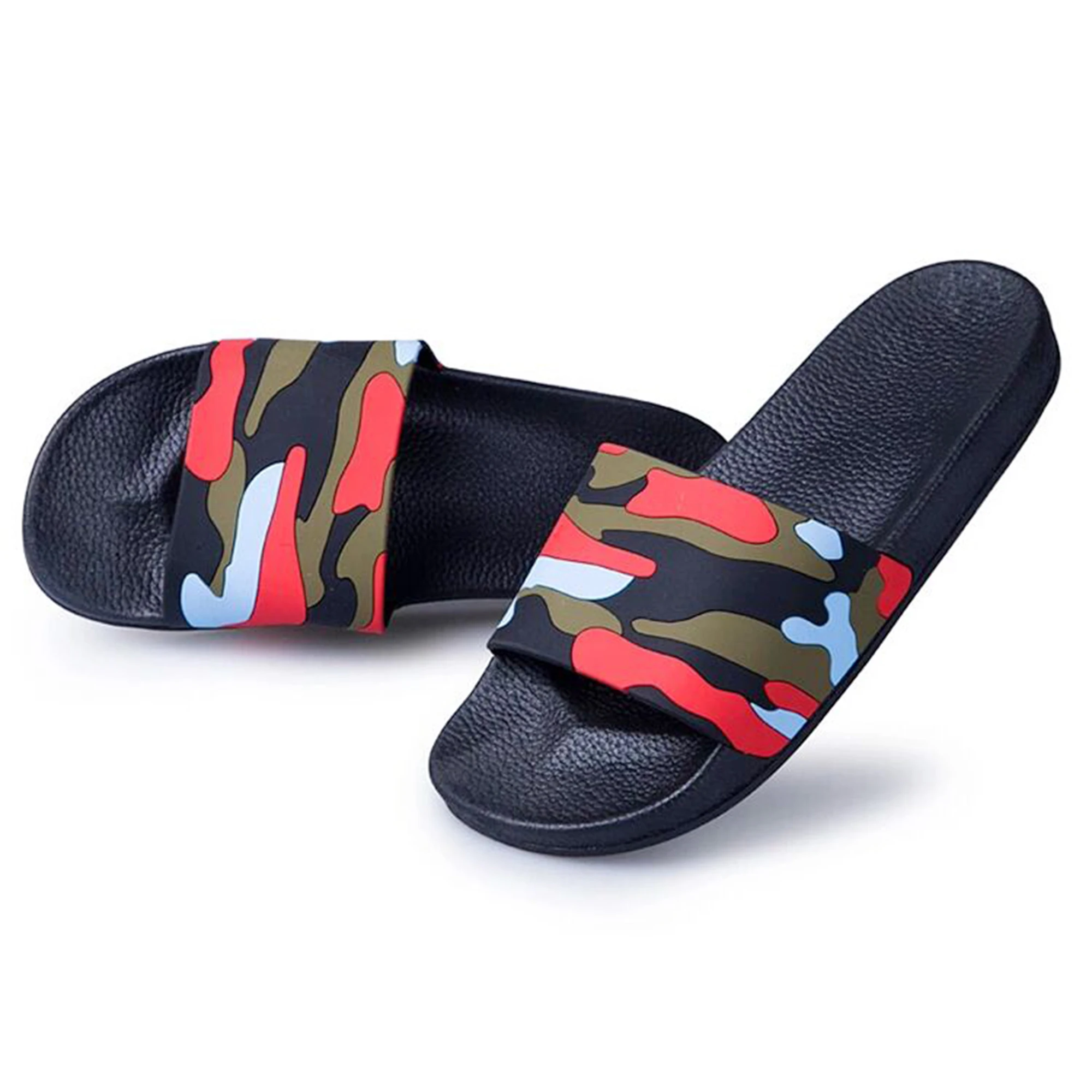 

Greatshoe custom personalized camouflage china wholesale slippers men slide sandals, Requirement