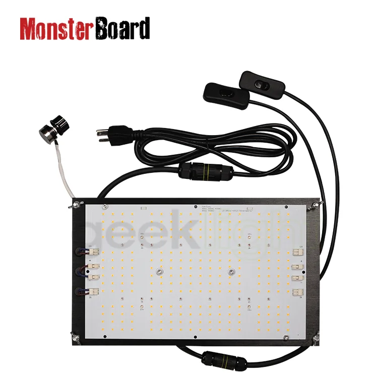 Monster board 288 48V LG uv CREE ir switches 3500K Samsung LM301H cree 660nm 120w led grow light with driver