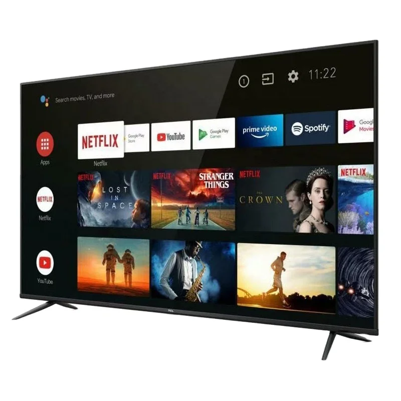 

Tcl Led TV Is Ready To Ship With A Size Of 32"43"50"55"65"75"85" Led 4k Smart TV, Black