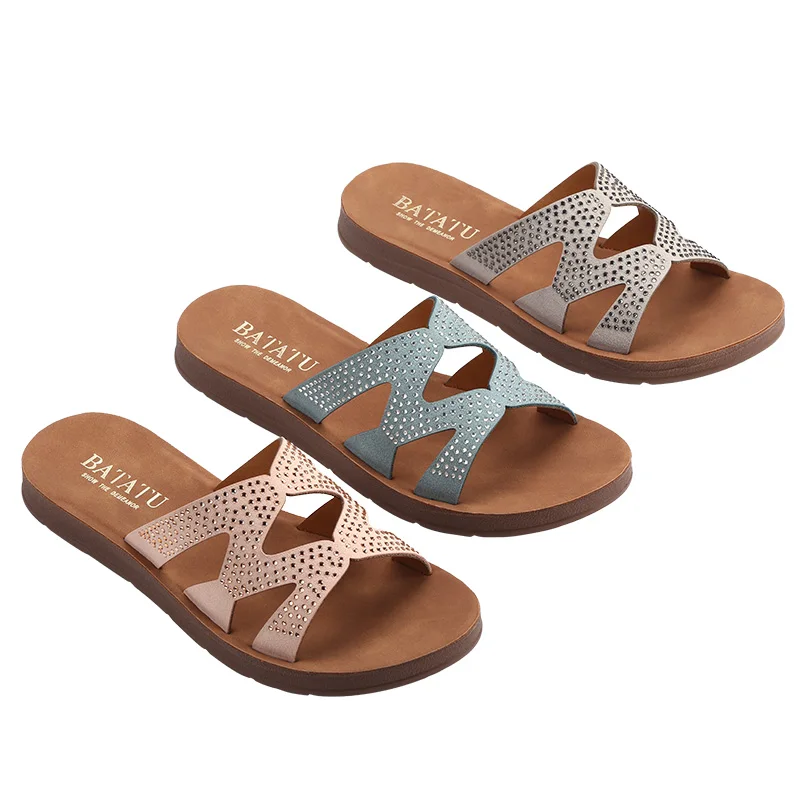 

Outdoor Sandals Women Open Toe Shoes Home Flat Fashion Women's Slippers, Picture