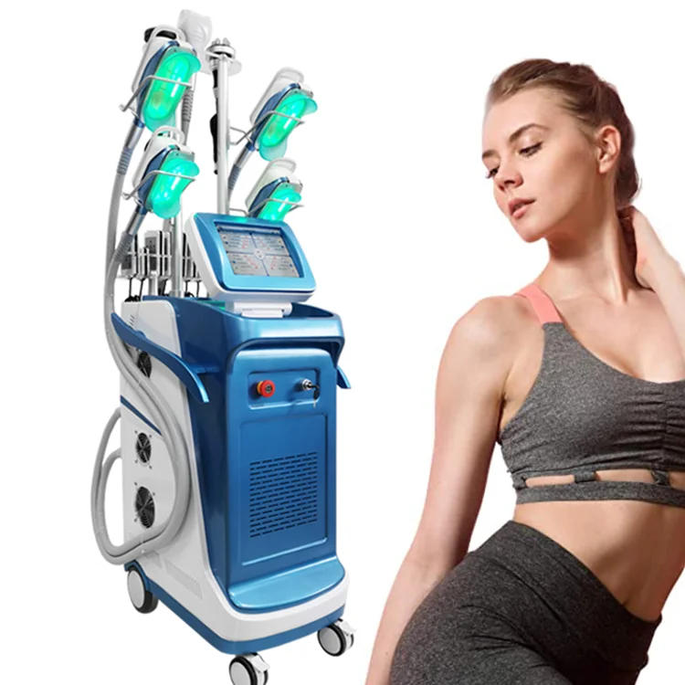 

Vertical double chin 7 in 1 360 degree Fat Reduction rf cryo vacuum cavitation slimming therapy cryolipolysis machine