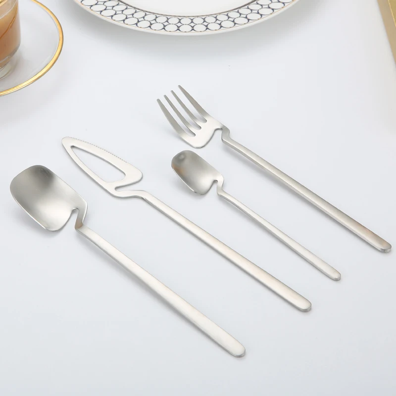 
Modern stainless steel flatware set,2020 new style hanging cutlery set 
