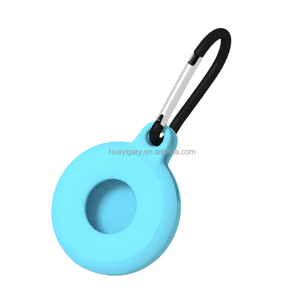 

Compatible with locator Soft Silicone Case Tracker Holder with Key Chain Portable Protector GPS Case for locator