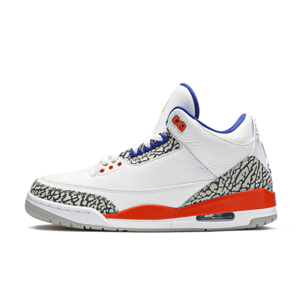 

A+++ 3 Retro Knicks White men's women's fashion casual sports basketball running zapatillas shoes sneaker