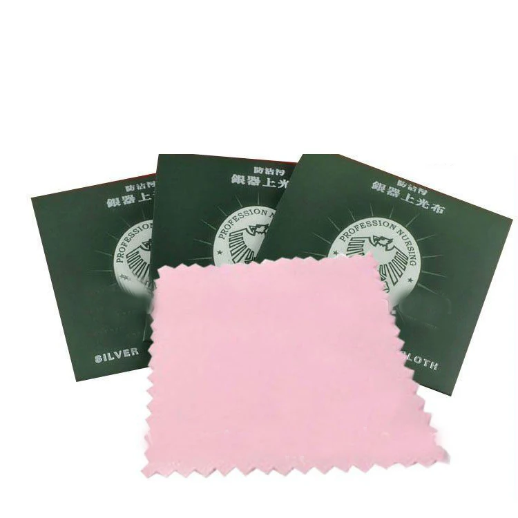 

Wholesale Microfiber Durable Silver Jewelry Anti Tarnish Polishing Jewelry Cleaning Cloth